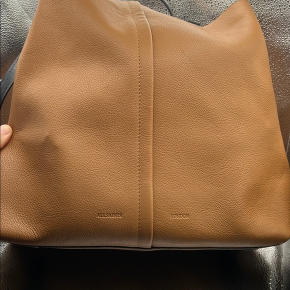 ALL SAINTS PHEONIX SPACIOUS LEATHER TOTE BAG - Picture 2 of 14